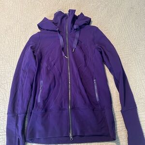 Lululemon Purple Hooded Full Zip size 8